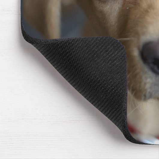 Roter Labrador Welpe Fox Mousepad (Ecke)