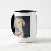 Roter Labrador Welpe Fox Tasse (Vorderseite Links)