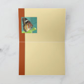 Roter Lacewing Buterfly Karte (Innenseite)