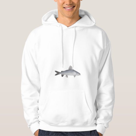 Roter Lachs Hoodie (Vorderseite)