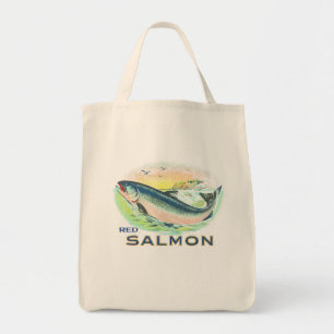 ROTER LACHS TRAGETASCHE