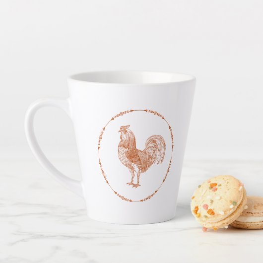 Roter Landhahn Milchtasse (Beispiel)