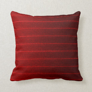 Roter Laser Stripes Muster-Plüsch-Wurfs-Kissen Kissen