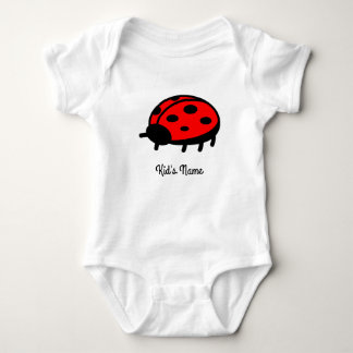 Roter Laubbaum Baby Strampler