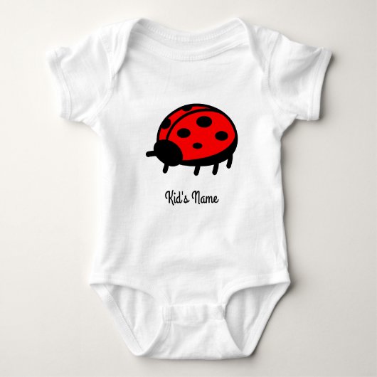 Roter Laubbaum Baby Strampler (Vorderseite)
