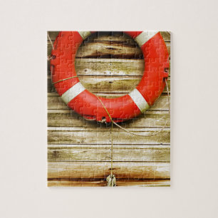 Roter Leben-nautischring Puzzle