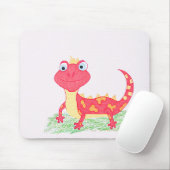 Roter Leguan Mousepad (Mit Mouse)