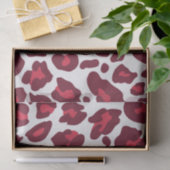 Roter Leopard-Muster Seidenpapier (Geschenk)
