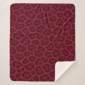 Roter Leopard Sherpadecke (Vorderseite)