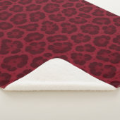 Roter Leopard Sherpadecke (3/4)