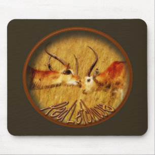 Roter Letchwe Fighting, Tiersafari mousepads