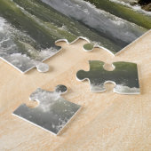 roter Leuchtturm im Sturm Puzzle (Seite)