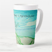 Roter Leuchtturm Milchtasse (Rechte Ecke)