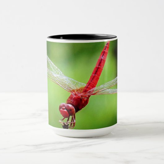 Roter Libellenbecher Tasse (Zentrum)