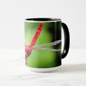 Roter Libellenbecher Tasse (VorderseiteRechts)