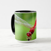 Roter Libellenbecher Tasse (Vorderseite Links)