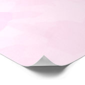 Roter Liebe Text in Fettfarbe Schriftart Farbe Poster (Ecke)