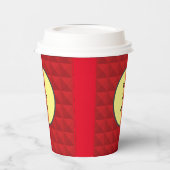 Roter Liebhaber Pappbecher (Links)