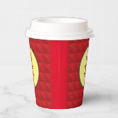 Roter Liebhaber Pappbecher (Rechts)
