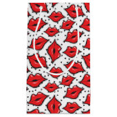 Roter Lippenkuss-Lippenstift u. Kleine Geschenktüte (Vorderseite)