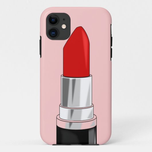 Roter Lippenstift Case-Mate iPhone Hülle (Rückseite)