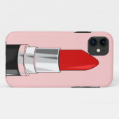 Roter Lippenstift Case-Mate iPhone Hülle (Rückseite (Horizontal))