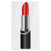 Roter Lippenstift Kleine Geschenktüte (Rückseite)