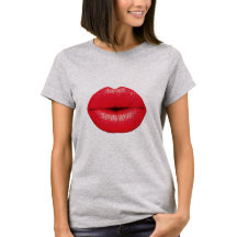 Roter Lippenstift Pop Kuss