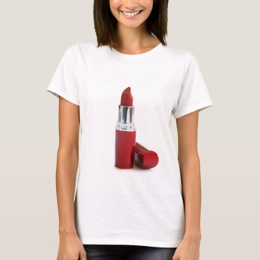 Roter Lippenstift T-Shirt (Vorderseite)
