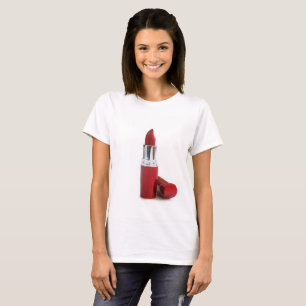 Roter Lippenstift T-Shirt