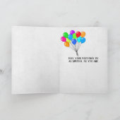 Roter Lippenstiftkuss Karte (Innenseite)