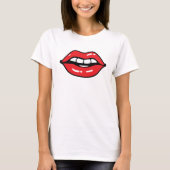 Roter LippenT - Shirt (Vorderseite)
