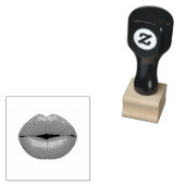 Roter Lipstick Gummistempel (Stempel)