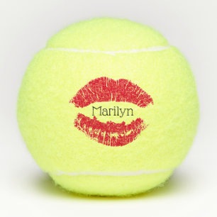 Roter Lipstick Lipstick: Tennis Ball