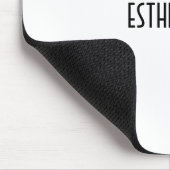 Roter Lipstick Makeup Artist Mousepad (Ecke)