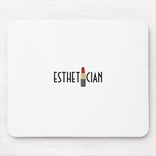 Roter Lipstick Makeup Artist Mousepad (Vorne)