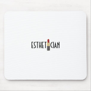 Roter Lipstick Makeup Künstler Mousepad