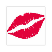 Roter Lipstick Permastempel (Design)
