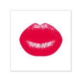 Roter Lipstick Permastempel (Design)