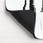 Roter Lipstick Tubes Mousepad (Ecke)