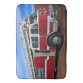 Roter LKW Badematte (Vorderseite Vertikal)