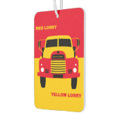 roter Lkw, gelber Lkw Autolufterfrischer (Links)