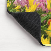 Roter Lkw mit Tulips, Oregon Mousepad (Ecke)