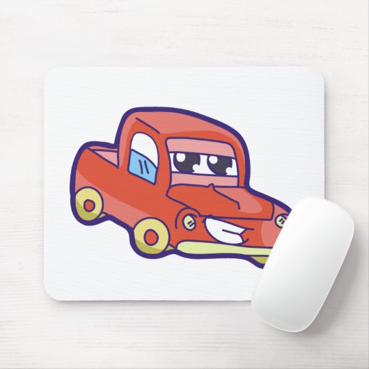 Roter LKW Mousepad (Mit Mouse)