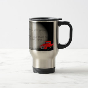 Roter LKW-personalisierte thermische Tasse
