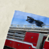 Roter LKW Strandtuch (Beispiel)