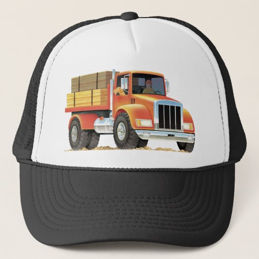 Roter LKW Truckerkappe (Vorderseite)