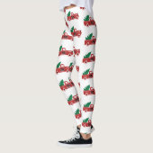 Roter LKW und Baum Leggings (Links)