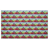 Roter LKW und Labradors Malerei Stoff (Fat Quarter (45,7 x 55,9 cm))