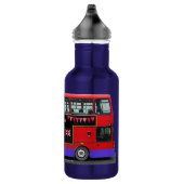 Roter London-Bus-Doppeldecker Trinkflasche (Rechts)